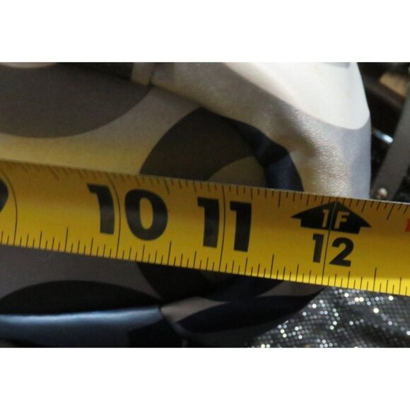 Coach 2010 Madison Clover Sophia Signature Logo Satchel Gray Sateen Leather - Picture 12 of 15